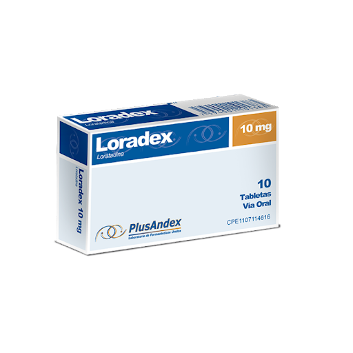 LORADEX LORATADINA 10MG TAB X 10